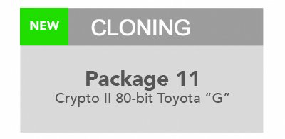 MiraClone cloning Package 11 - Toyota G Chip