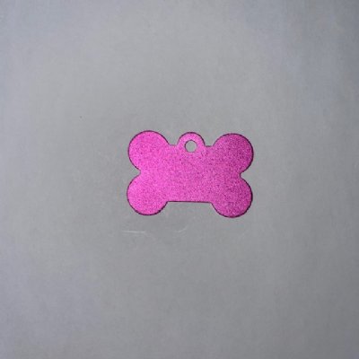 Dog Bone Tags - Pink - 38mm (10 Piece)