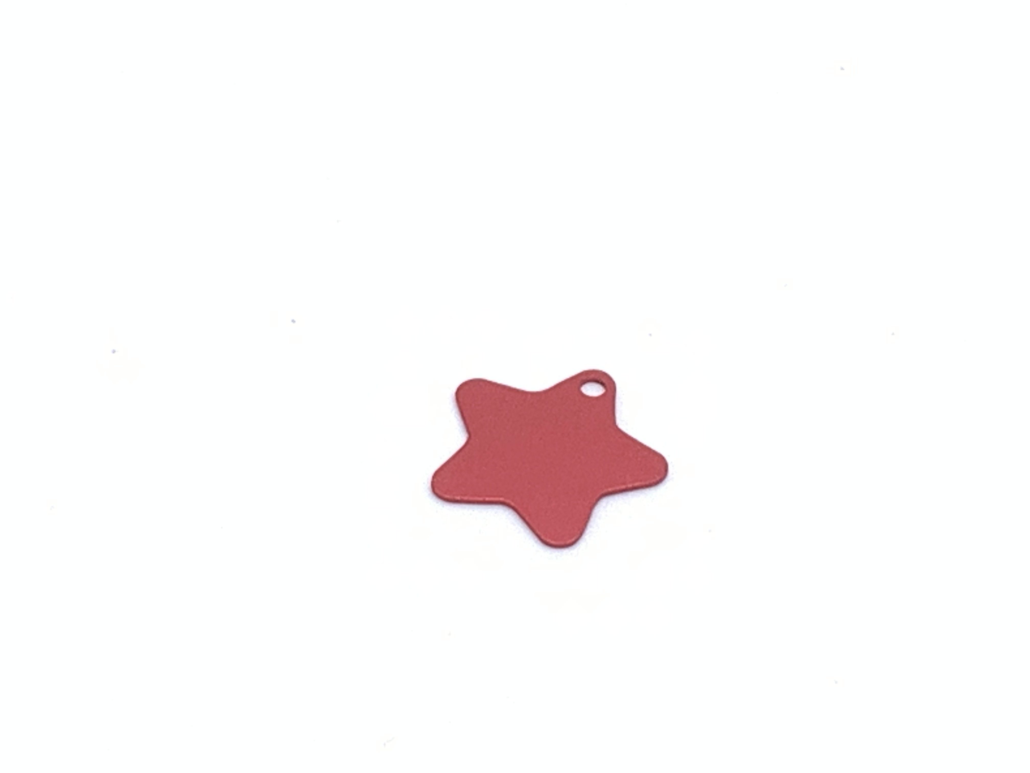 Star Tags - Red - 37mm (10 piece)