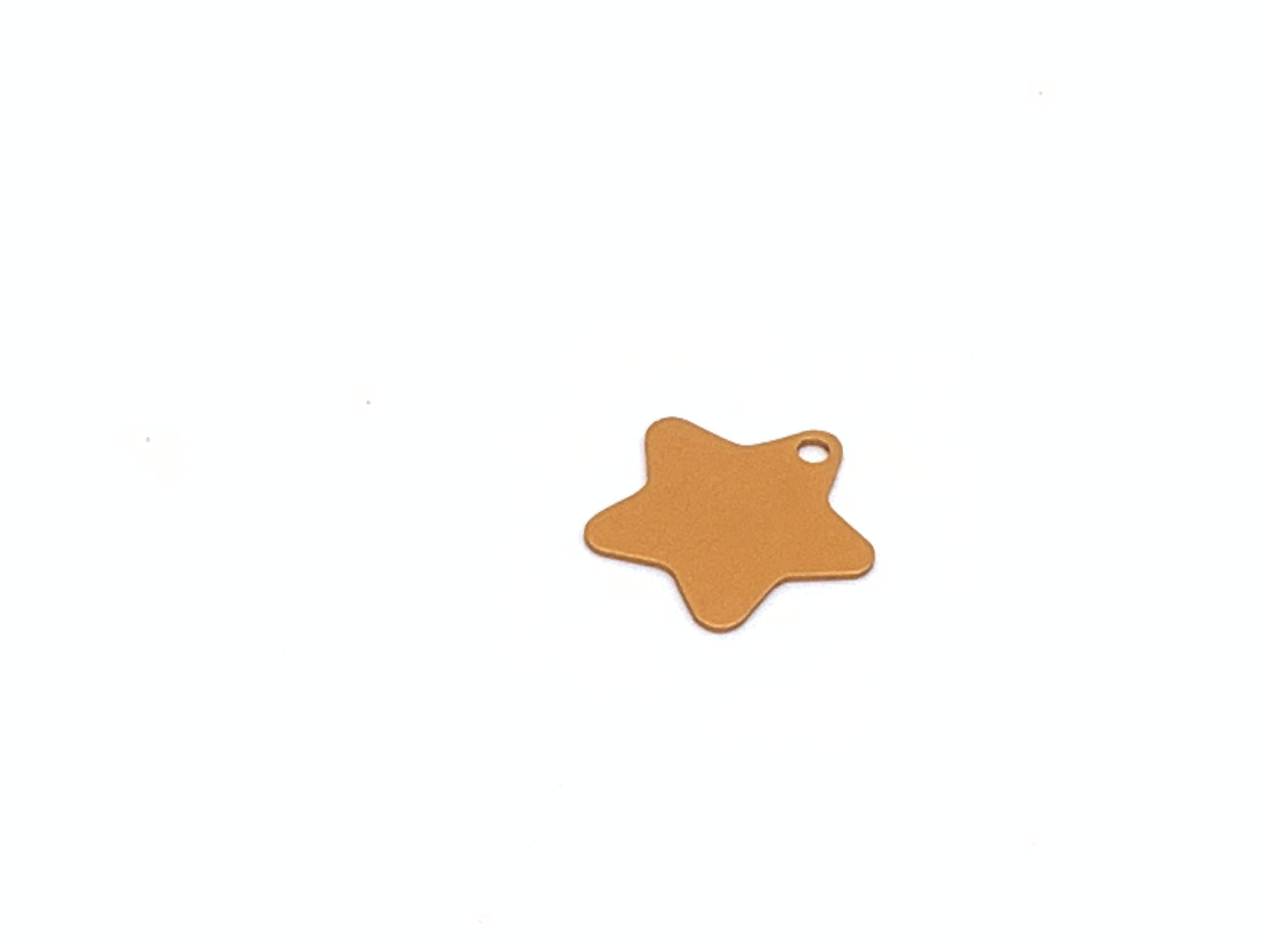 Star Tags - Orange - 37mm (10 piece)