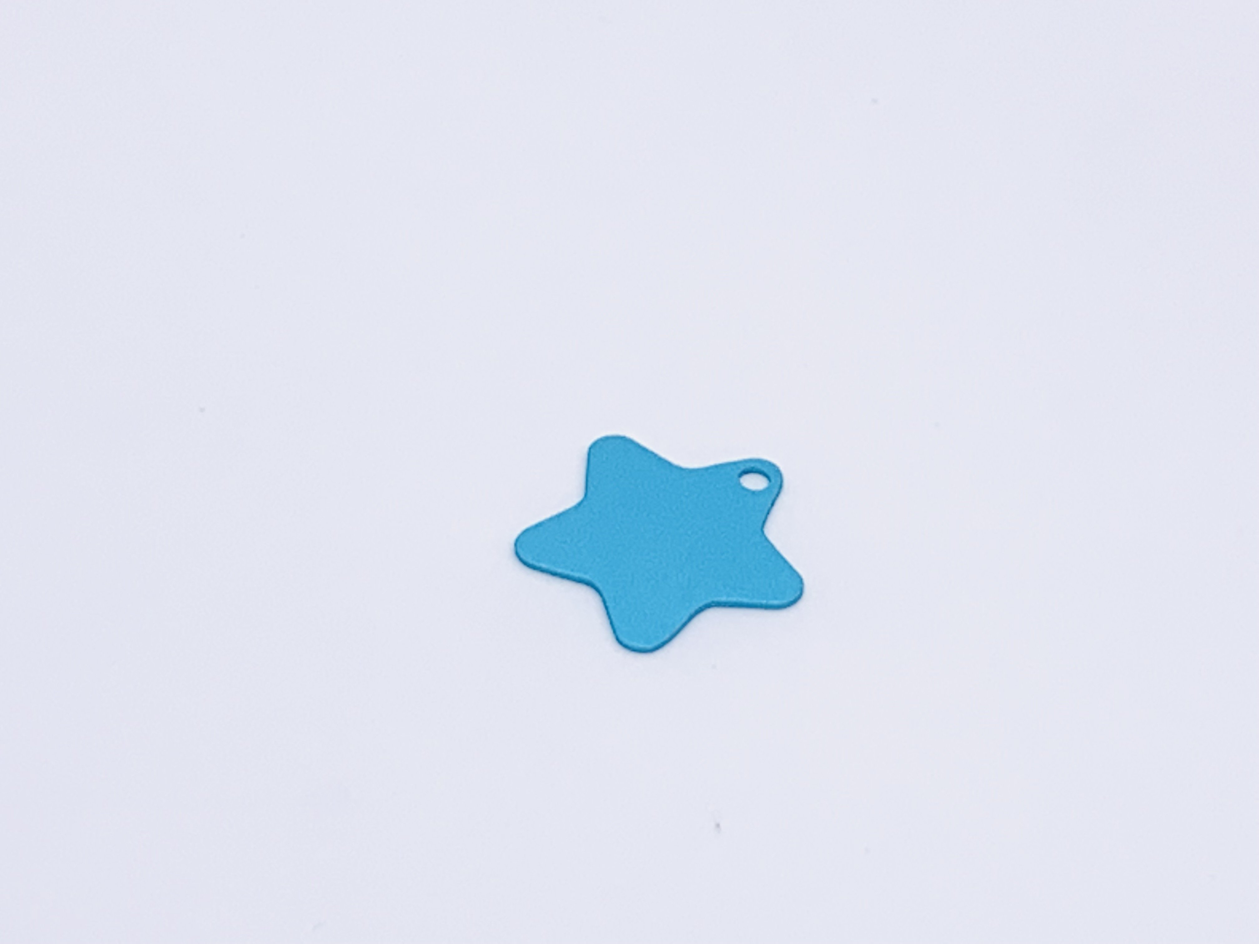 Star Tags - Light Blue - 37mm (10 piece)
