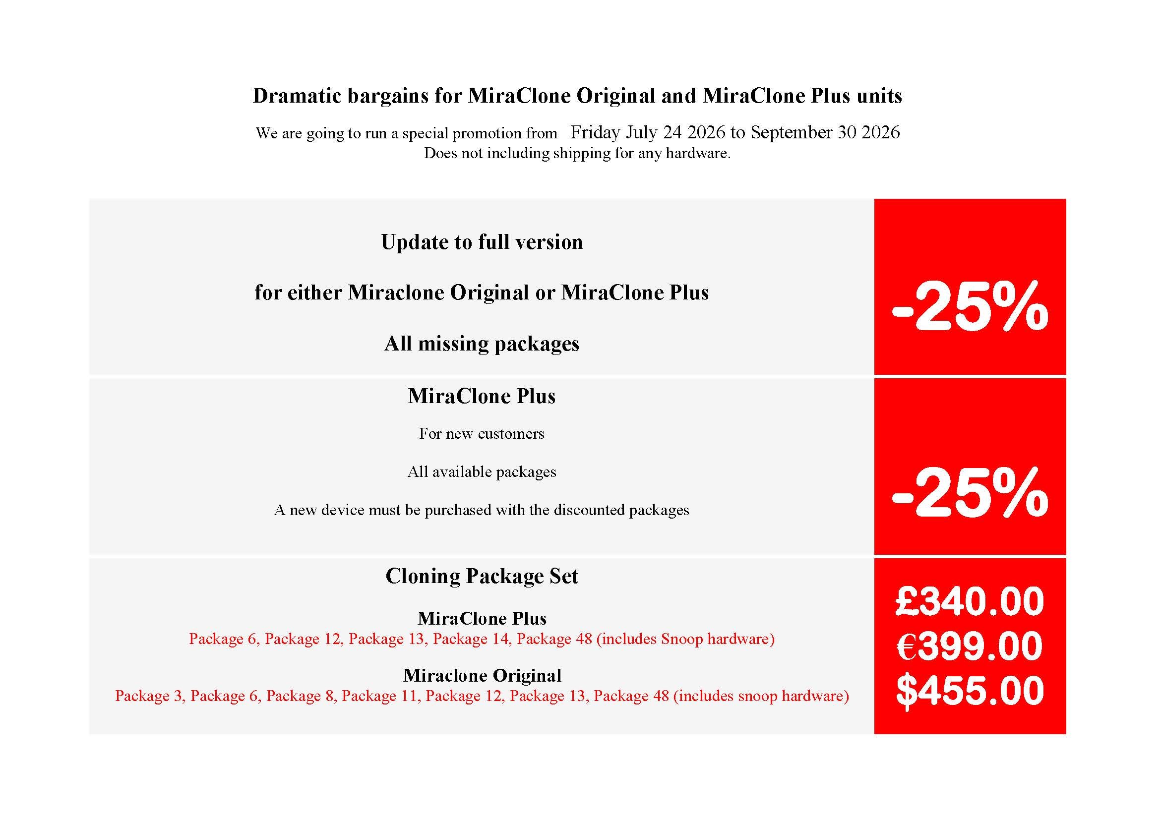 special deal